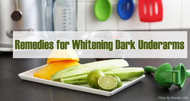 13 remèdes éprouvées pour blanchir les aisselles sombres