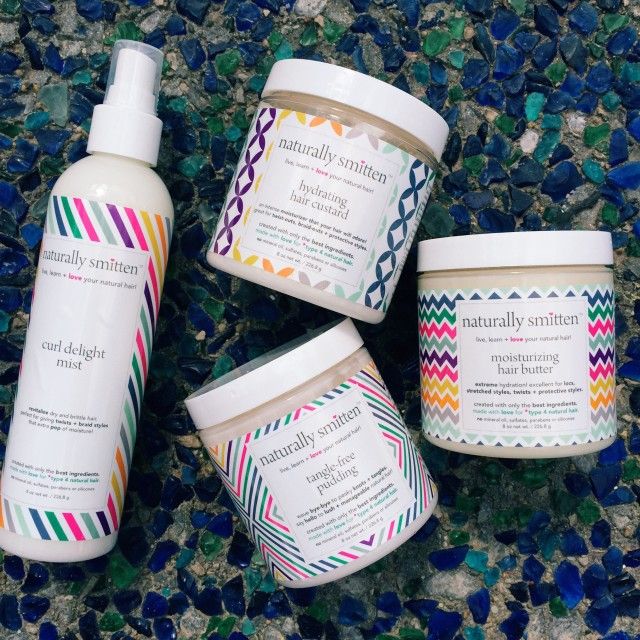 Naturellement Frappé produits de soins capillaires.