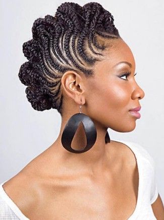 mohawk tressée
