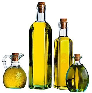 d'huile d'olive-battage-cheveux