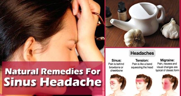 Les remèdes maison pour se débarrasser des maux de tête sinus
