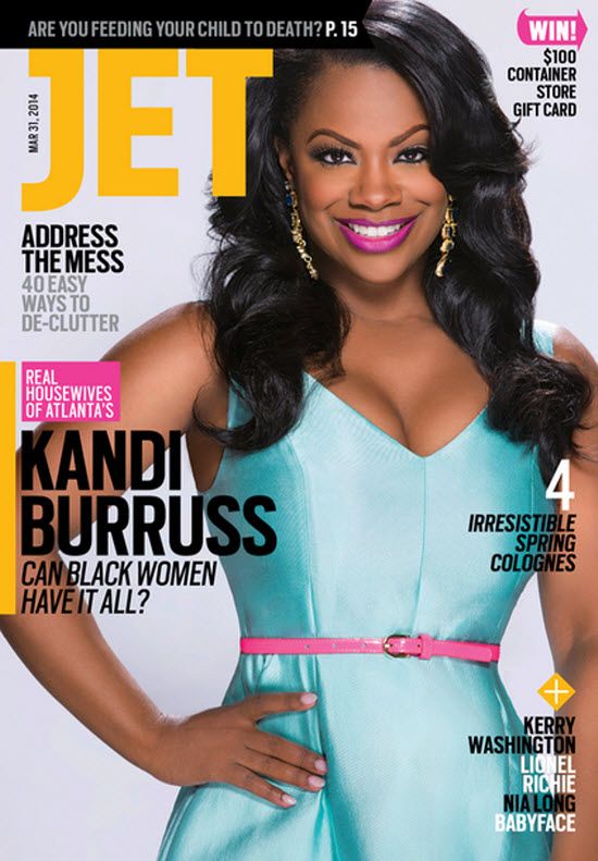 Kandi Burruss couvre magazine jet