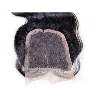 tissage de style dentelle fermeture-brésilien-vierge-cheveux-corps-naturelle-off-noir ou brun foncé-DHL-libre