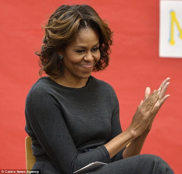 Michelle Obama fait ses débuts de nouveaux faits saillants de miel blonde dans miami [photos]