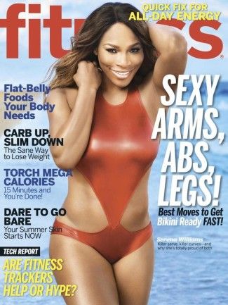 Serena Williams pour Fitness Magazine