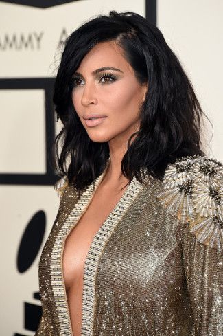 Kim Kardashian lors des Grammys