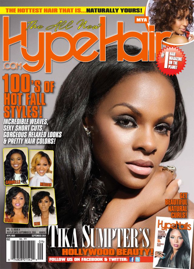 Tika Sumpter Hype Hair numéro de Septembre