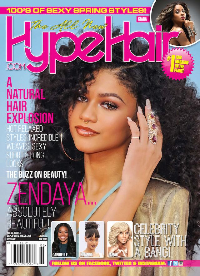 Zendaya | Hype cheveux Juin ici à 2015 Edition