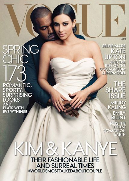 #Worldsmosttalkedaboutcouple: Kim et Kanye couvrir magazine vogue [vidéo]